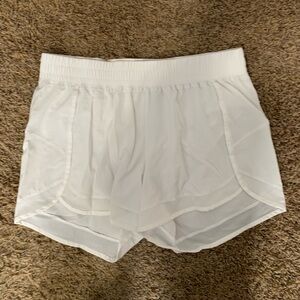 GAIAM Women's White Athletic Shorts